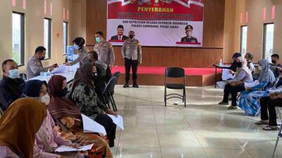 Polres Sumedang Salurkan Bantuan Modal Usaha untuk Ribuan PKL, Warung dan Nelayan