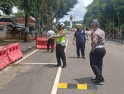 Cegah Balapan Liar, Polisi Pasang Speed Bump di 3 Lokasi Sumedang