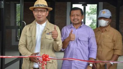 Ridwan Kamil Resmikan Kawasan Wisata Buricak Burinong Jatigede