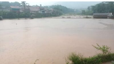 Permukiman Warga dan Belasan Hektare Sawah di Jatinangor Terendam Banjir