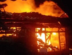 Rumah Permanen di Buahdua Sumedang Ludes Terbakar
