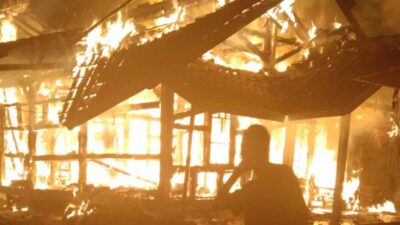Kebakaran Hebat di Tanjungsari Sumedang Tewaskan Kakek 80 Tahun