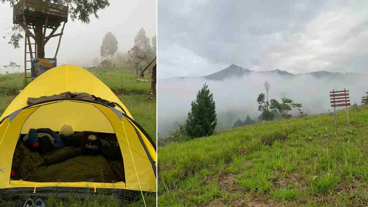 Bukit Galau Sindulang Sumedang, Camping Ground di Atas Awan