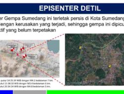 Warga di Lereng Bukit Diimbau Waspada, BMKG: Gempa Sumedang Belum Teridentifikasi