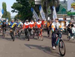 Meriah! Milenial Run 10K dan Fun Bike HUT Bhayangkara di Sumedang