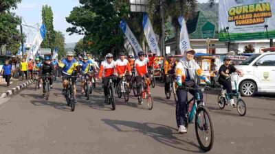 Milenial Run 10K dan Fun Bike HUT Bhayangkara di Sumedang