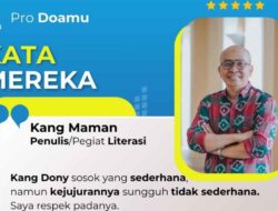 Kang Maman: Dony Ahmad Munir Sosok Sederhana dengan Mimpi Besar untuk Sumedang