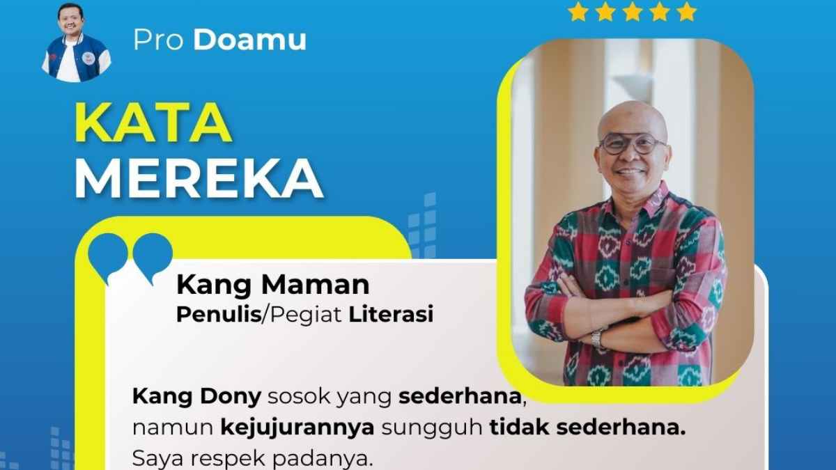 Dony Ahmad Munir Sosok Sederhana dengan Mimpi Besar untuk Sumedang