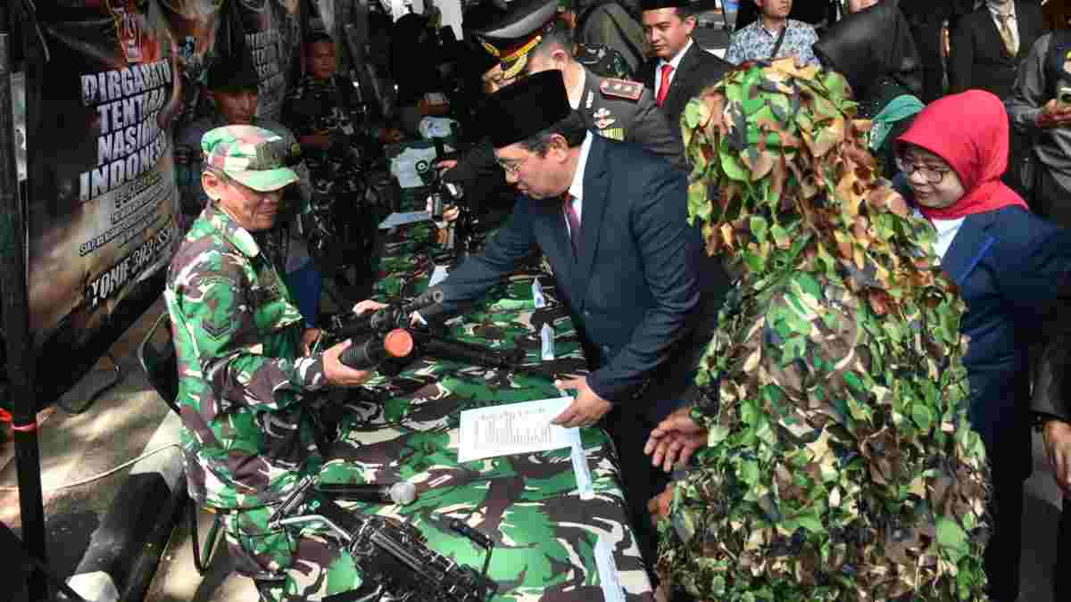 Penjabat Bupati Sumedang Hadiri Puncak HUT ke-79 TNI di Garut